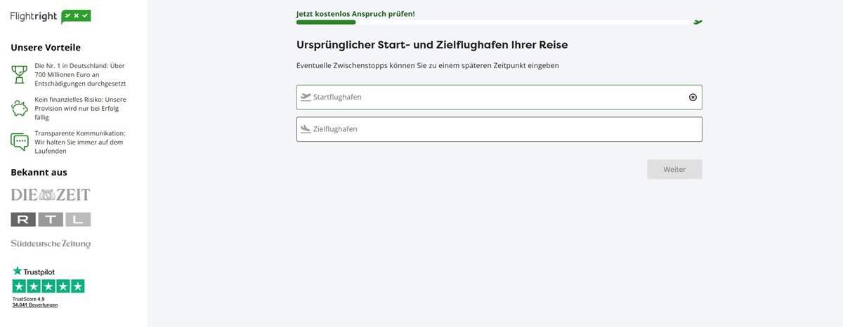 Flightright Erfahrungsbericht
