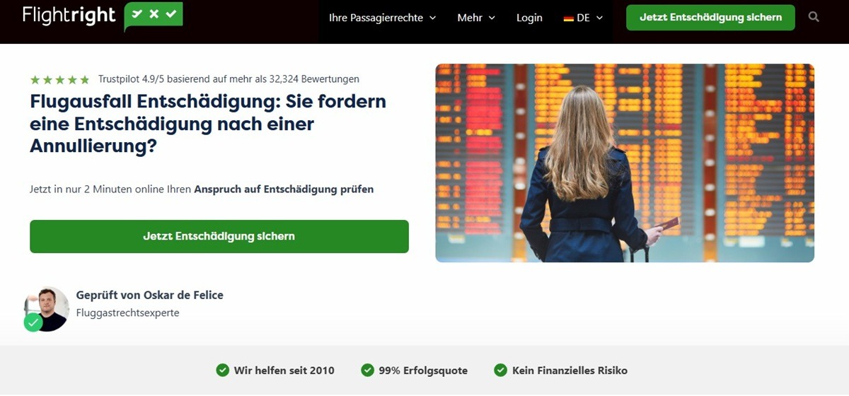 Flightright Erfahrungsbericht